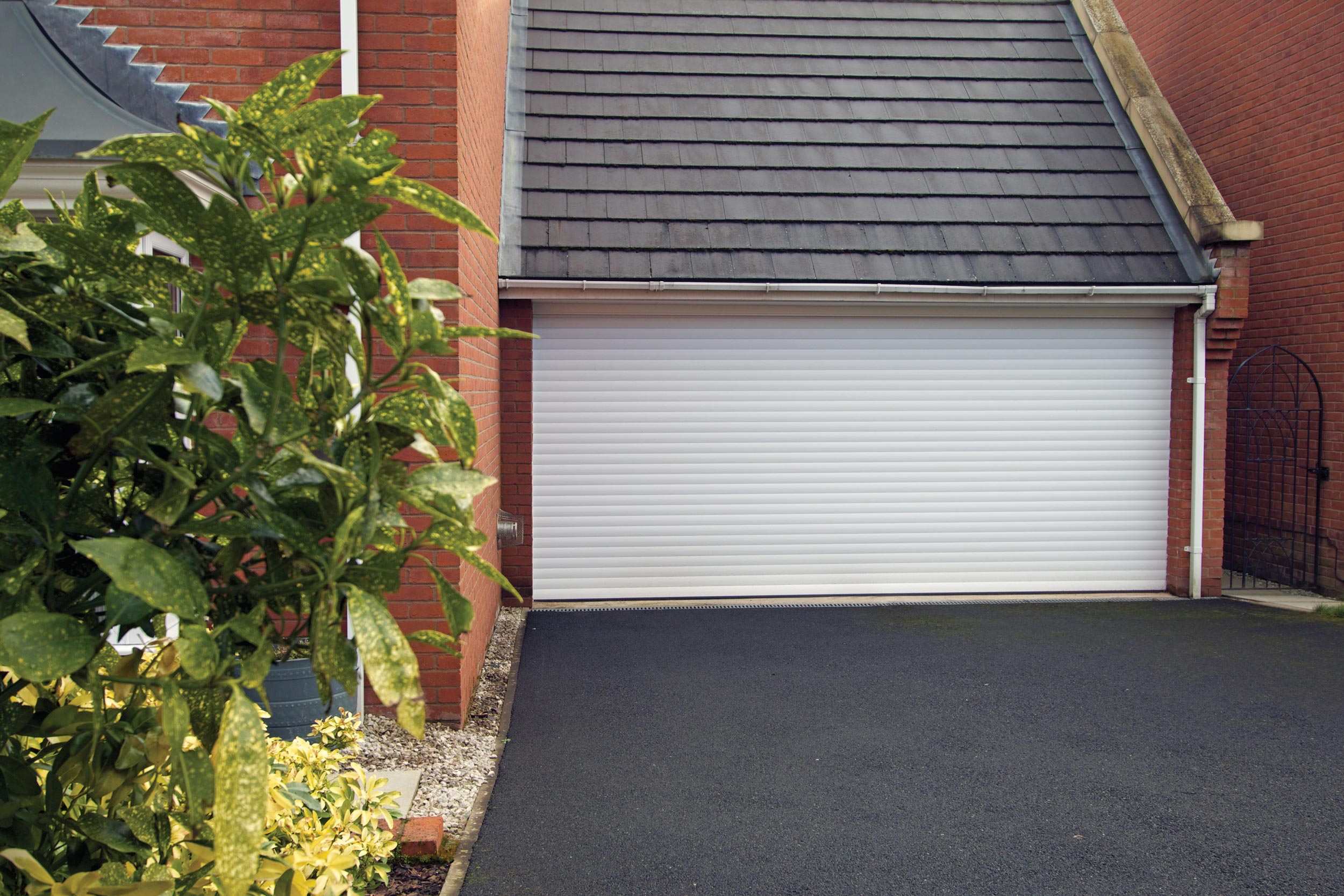 roller garage doors white