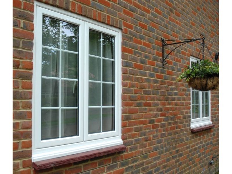 beautiful white sash window b