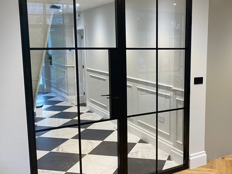 aluminium interior doors